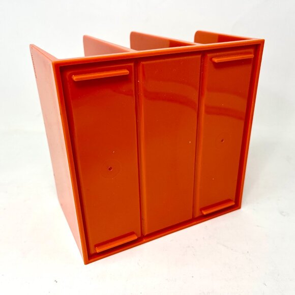 Orange Poppin NYC ~ FIN FILE SORTER 3-Compartment Holder Office Desk Organizer - Picture 5 of 6